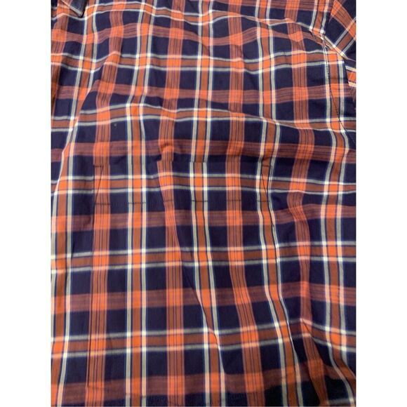 Mens checkered patterned button down top - Picture 5 of 7